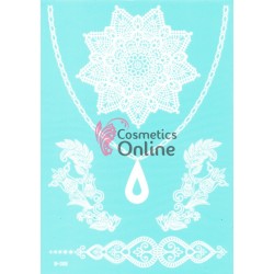 Tatuaje temporare pentru corp HENNA Alb W308